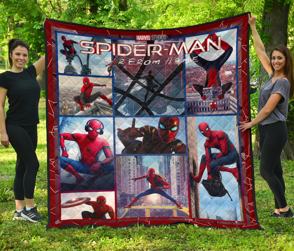 spider man no way home premium quilt blanket movie home decor custom for fans gacmn