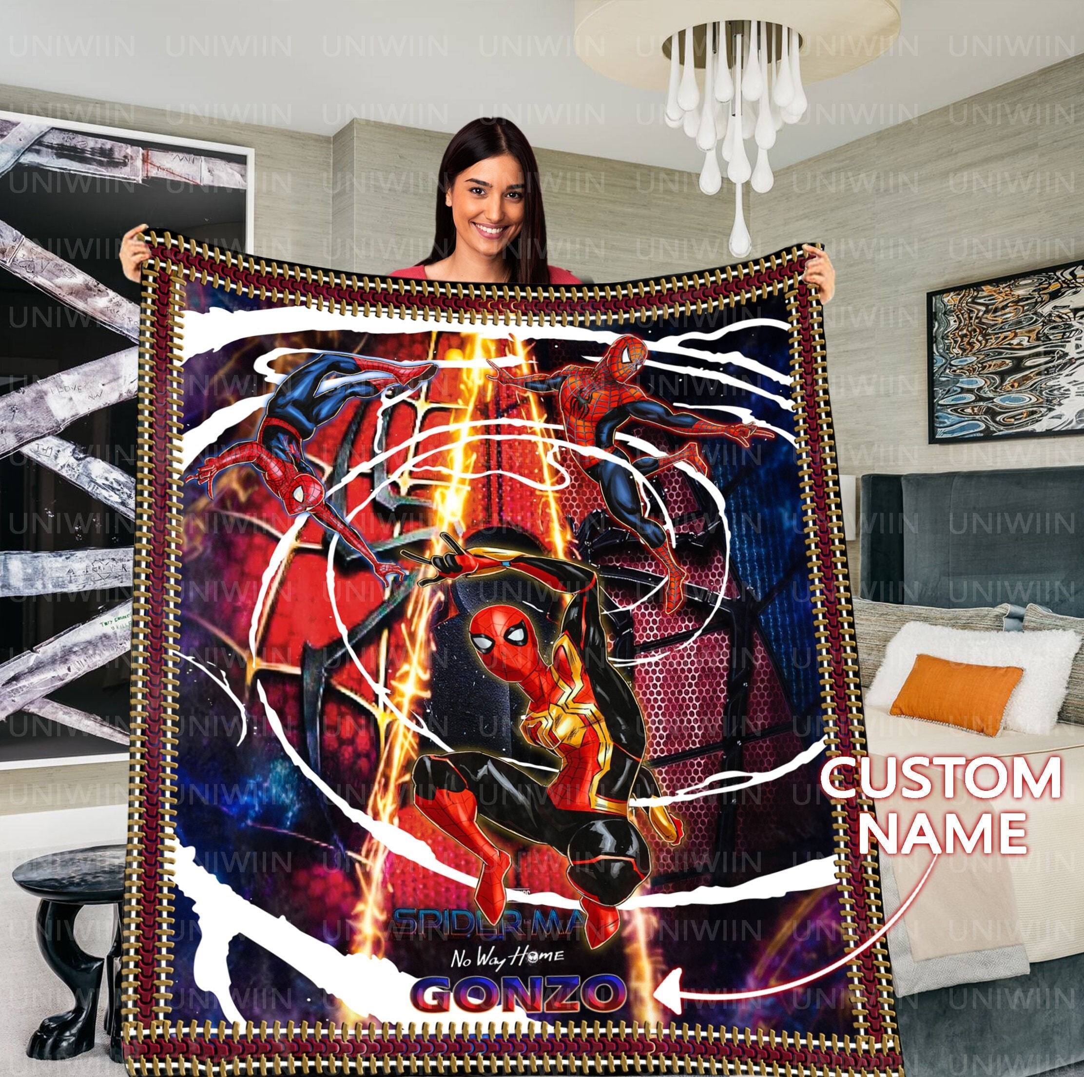 spiderman blanket no way home 2021 okz5r