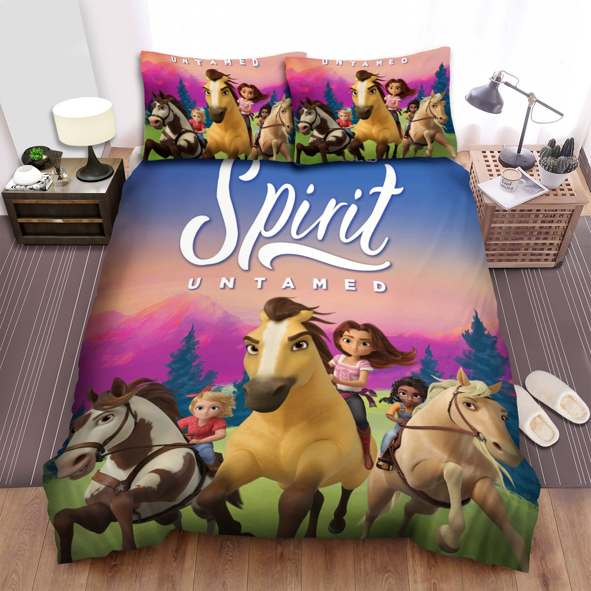 spirit untamed 2021 bedding sets duvet cover photo bed sheets spread b5hz3