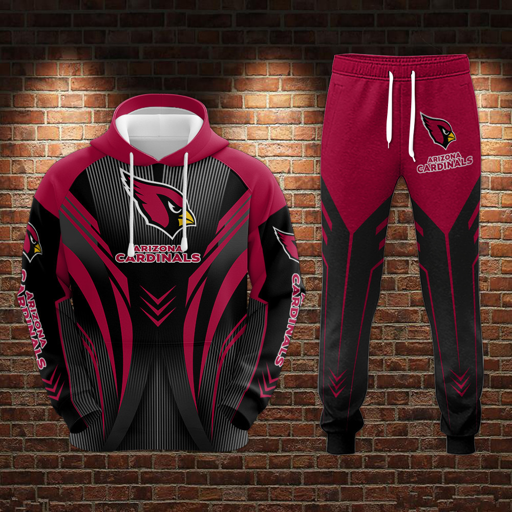 sportswearmerch arizona cardinals nfl limited hoodie and jogger for fans cmucs