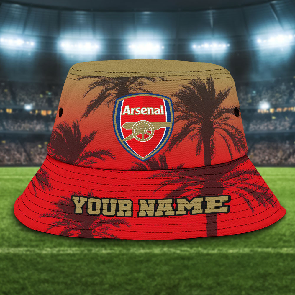 sportswearmerch arsenal new personalized bucket hat season 23 24 for fans bzsna