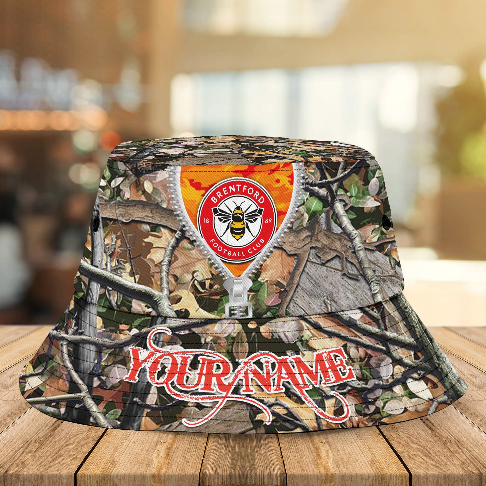 sportswearmerch brentford epl personalized bucket hat for fans ln2dj