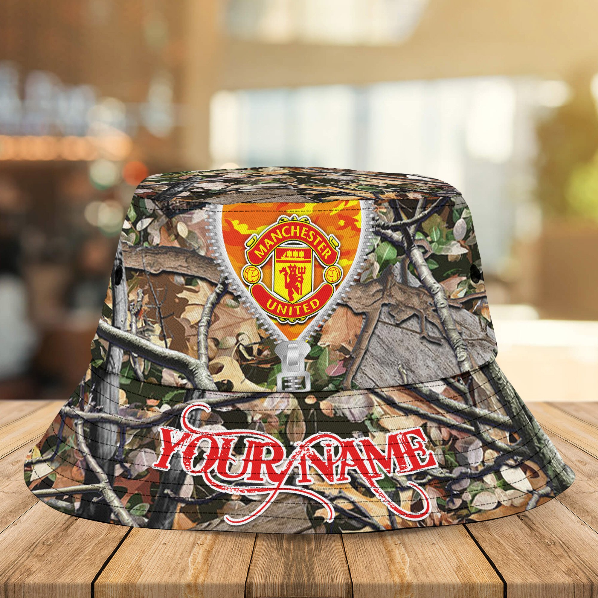 sportswearmerch manchester united epl personalized bucket hat for fans h55ys