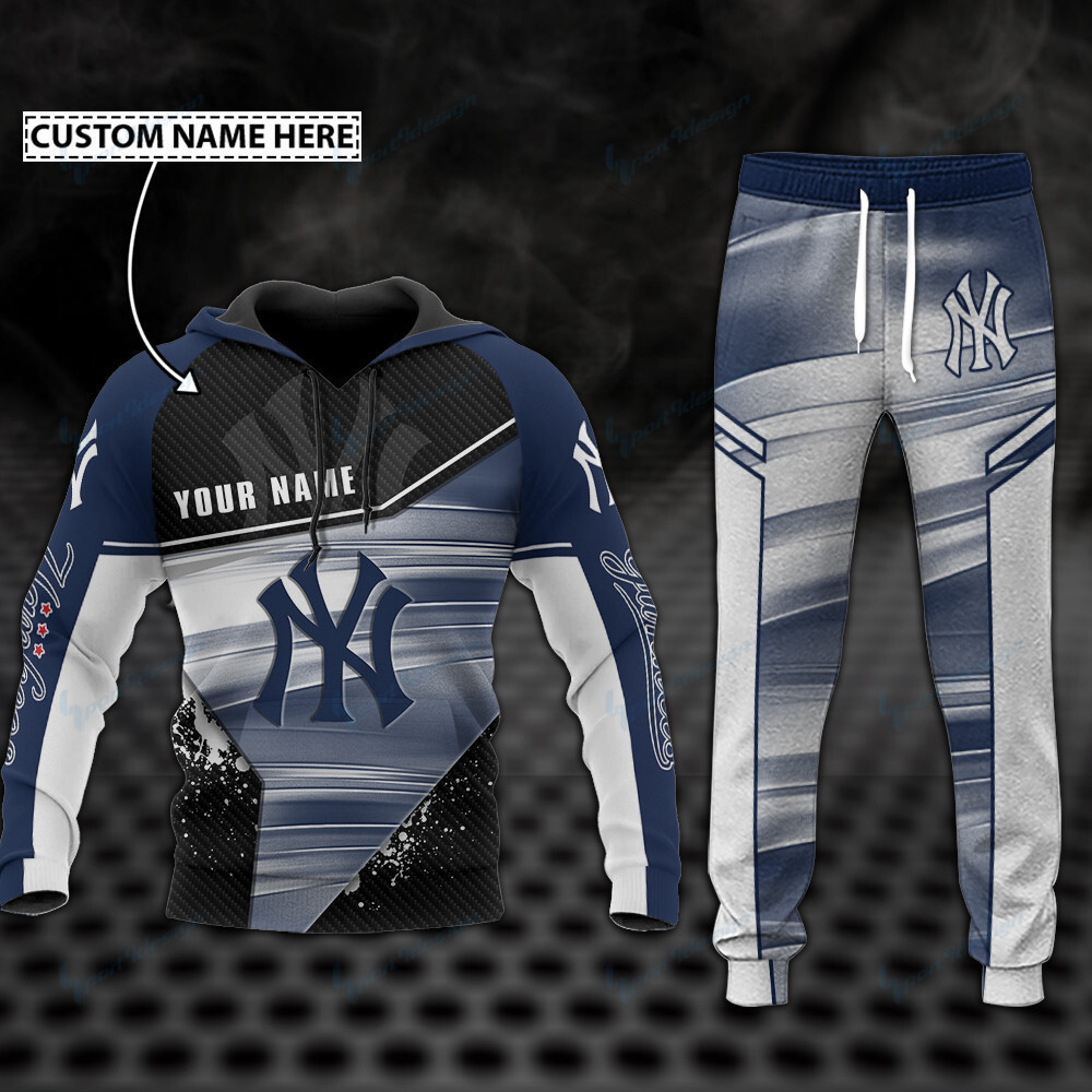 sportswearmerch new york yankees mlb personalized hoodie and jogger set for fans yzbst