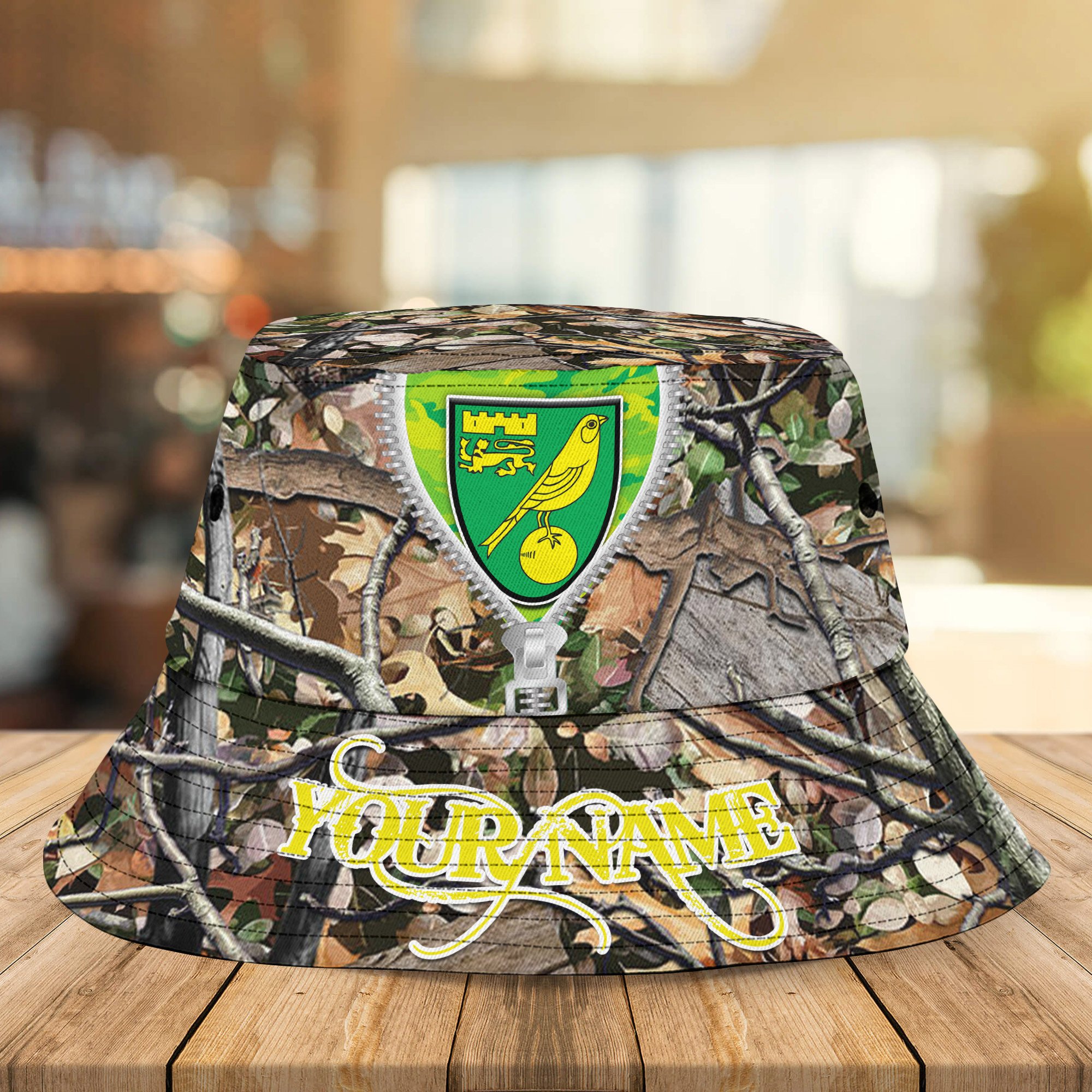 sportswearmerch norwich city epl personalized bucket hat for fans 8dcn4