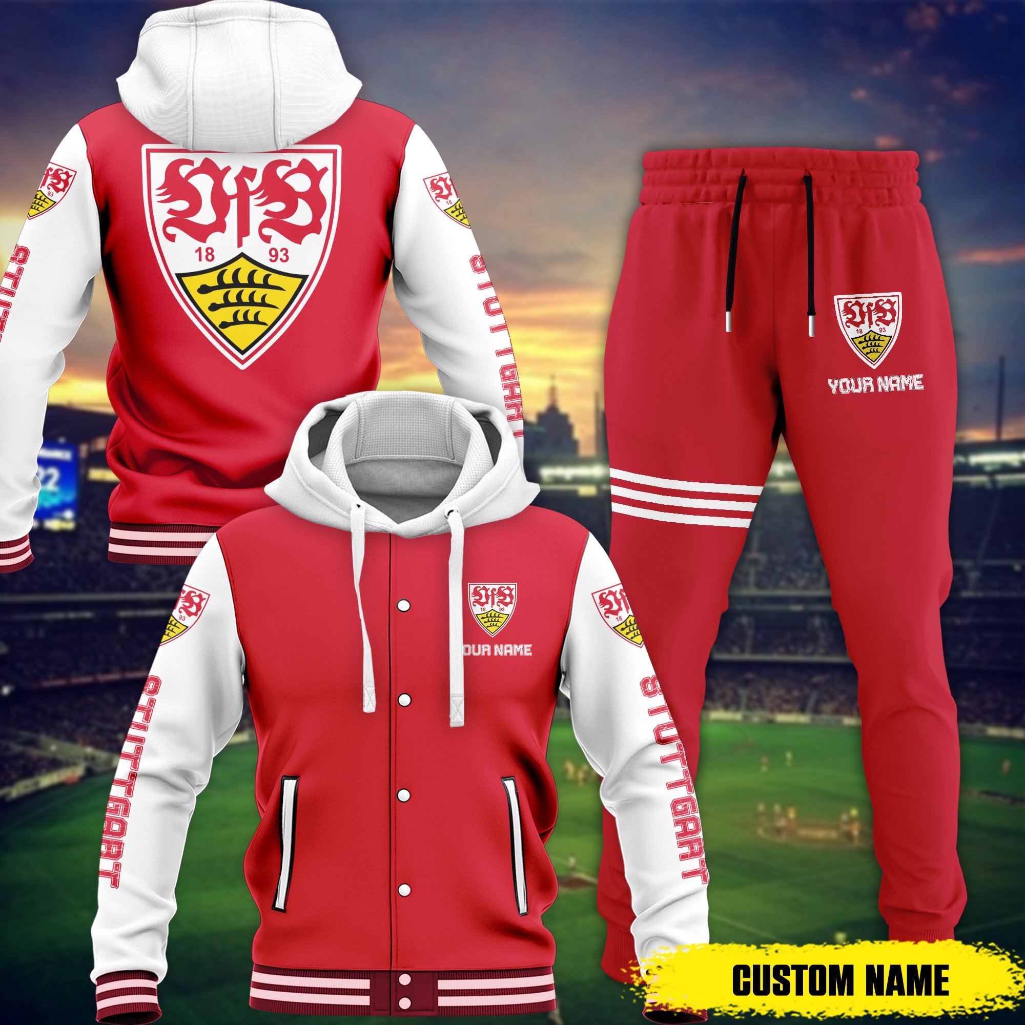 sportswearmerch vfb stuttgart bdlg combo baseball hoodied jacket and joggers gift for fan 113on