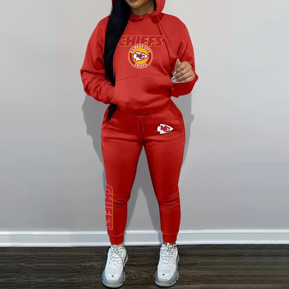 sportwearmerch kansas city chiefs nfl hoodie and joggers gifts for fans limited edition caude