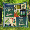 sprite quilt blanket funny gift for soft drink gift idea 3d quilt blanket 131