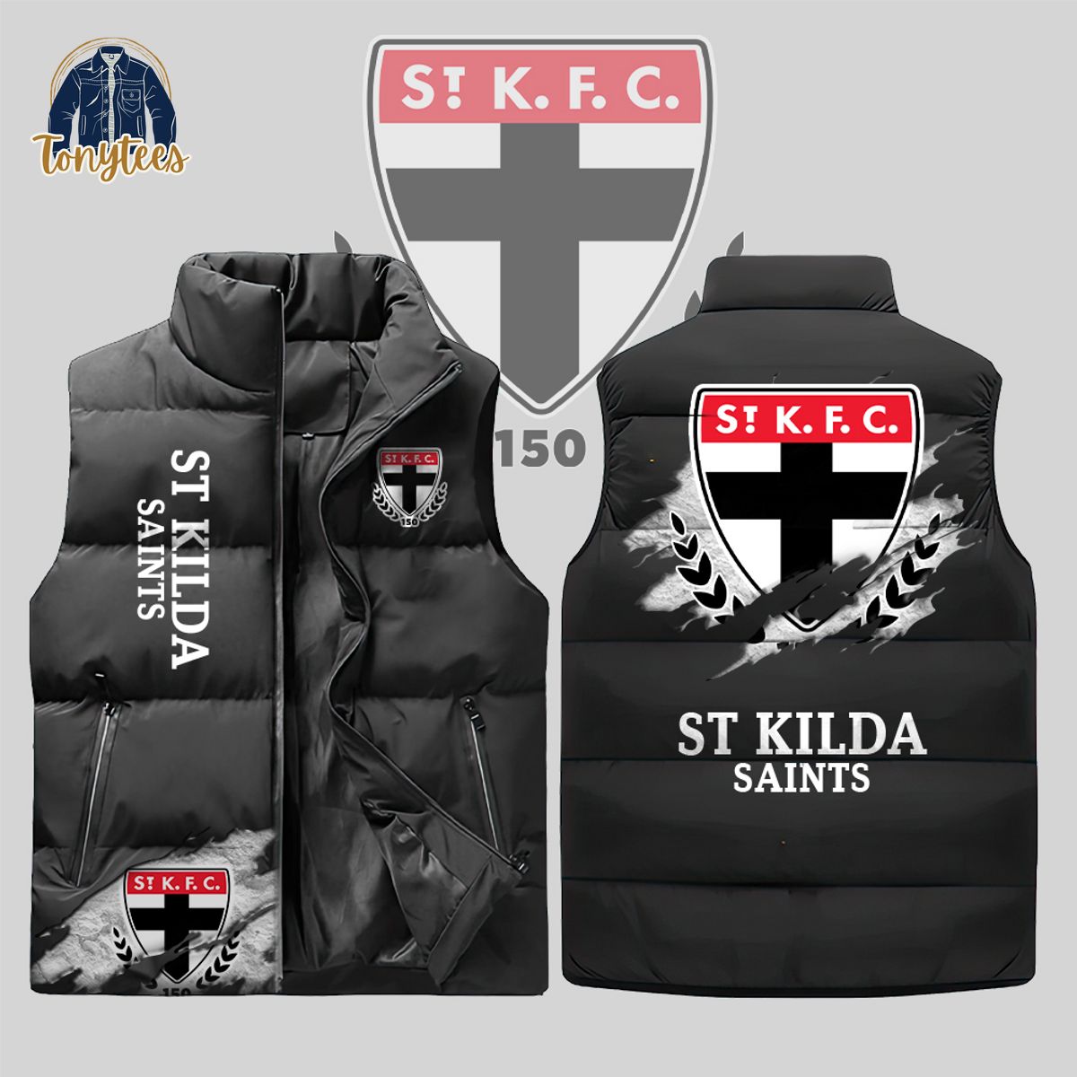 st kilda football club saints afl sleeveless jacket 1 nk6dr