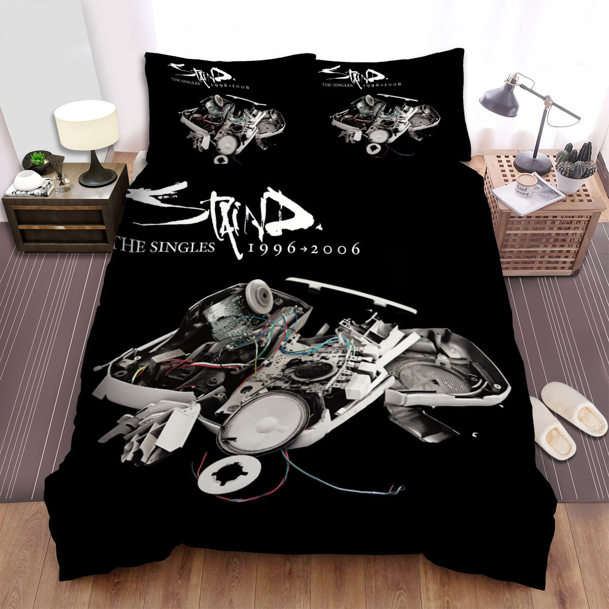 staind album cover the singles bed sheets spread comforter duvet cover bedding sets 4mwvt