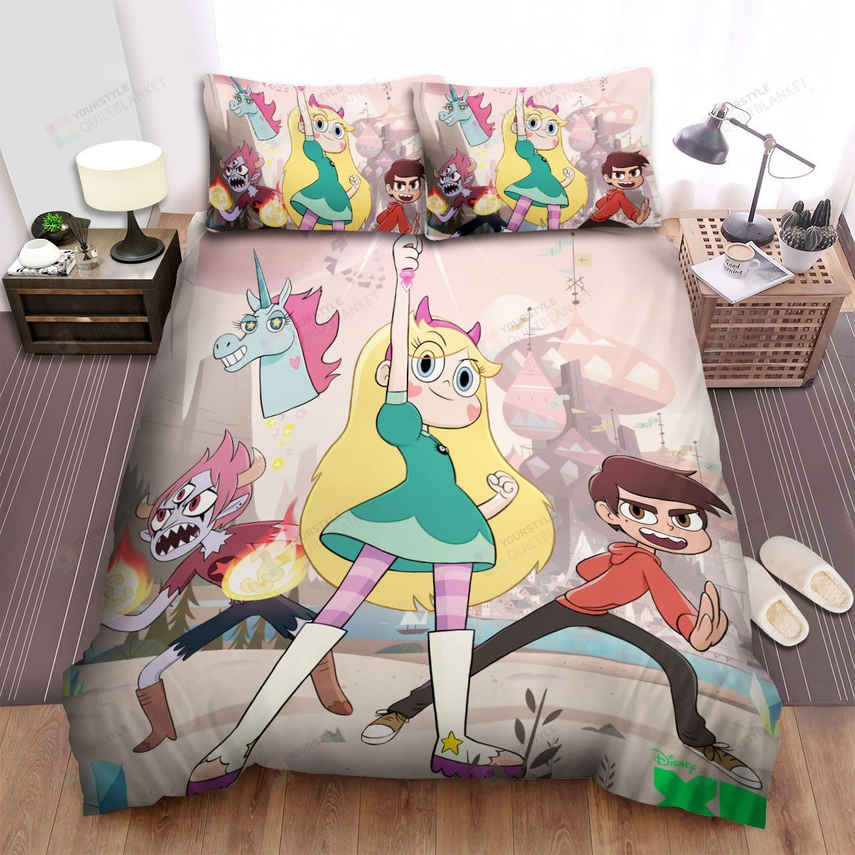 star vs the forces of evil the poster bed sheets spread duvet cover bedding sets b8khz