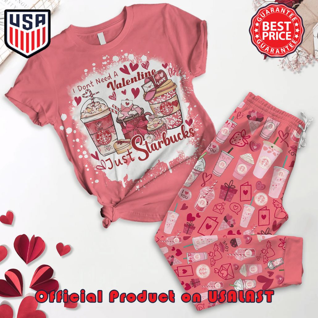 starbucks i dont need a valentine pajamas set 1 06tDz