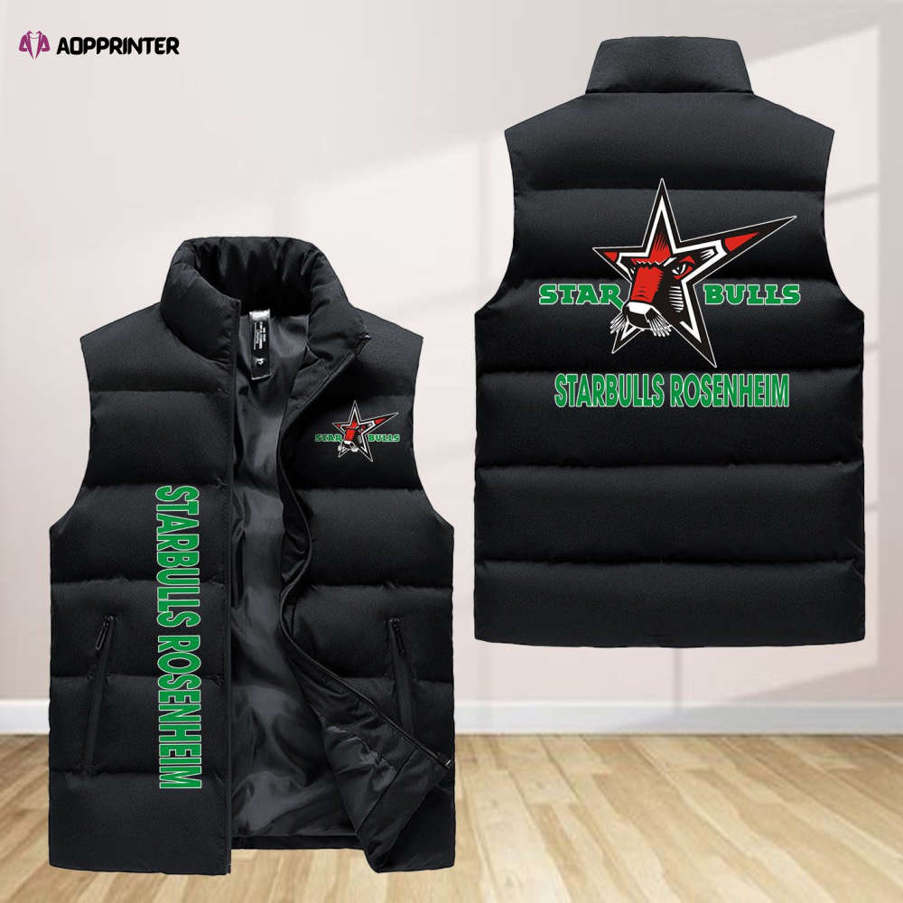 starbulls rosenheim sleeveless puffer jacket custom for fans spj0572