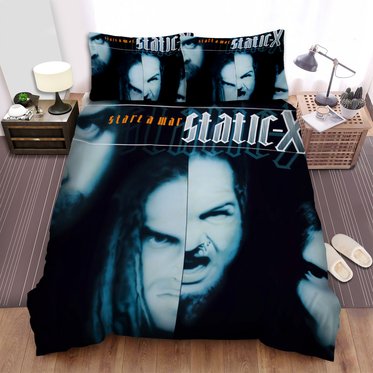 static x start a war album music bed sheets spread comforter duvet cover bedding sets w4dtq