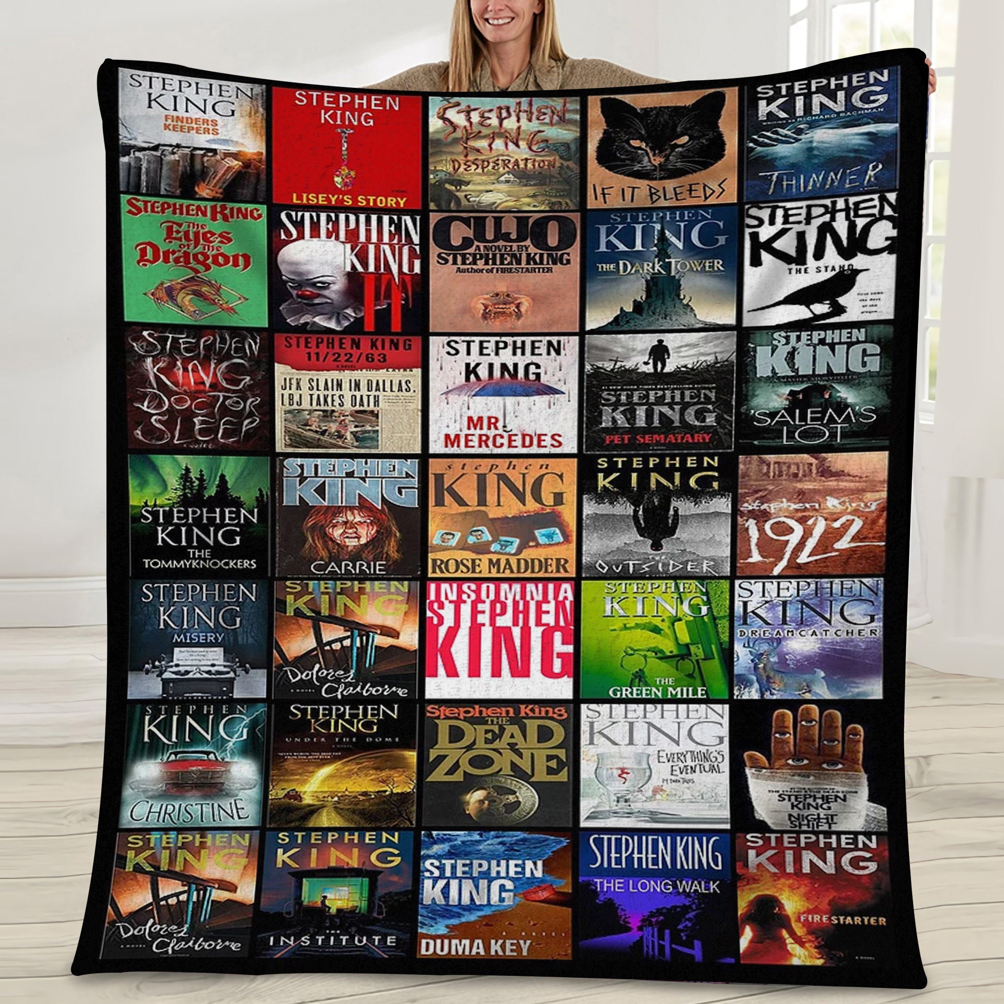 stephen king horor movie movie fan blanket eve8d