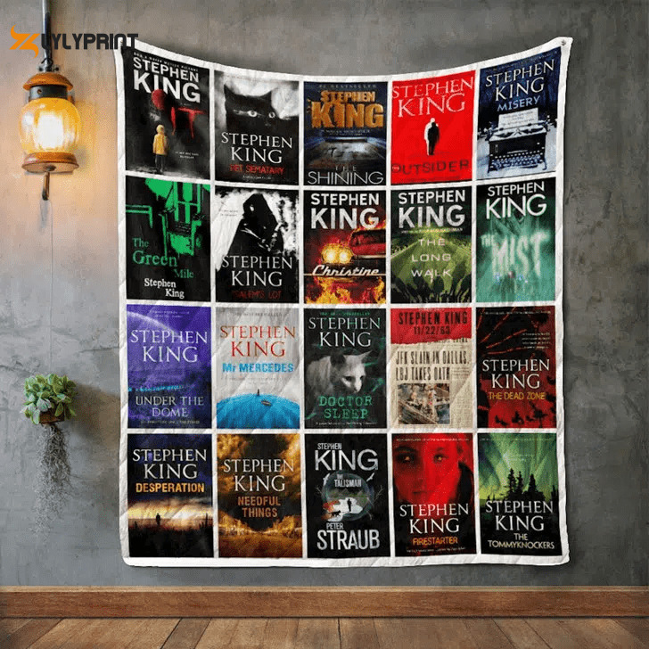 stephen king quilt blanket 1