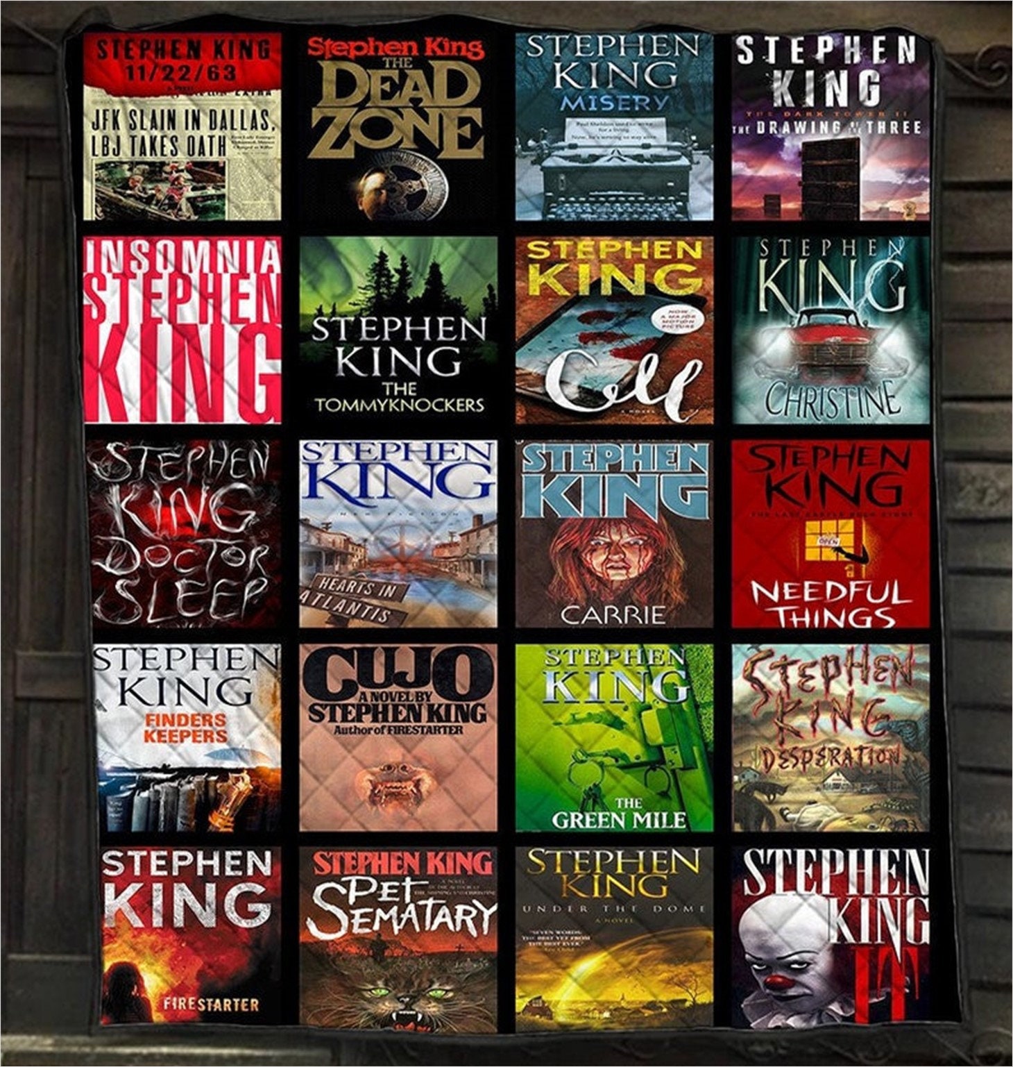 stephen king stephen king lover movie fan blanket ljnxd