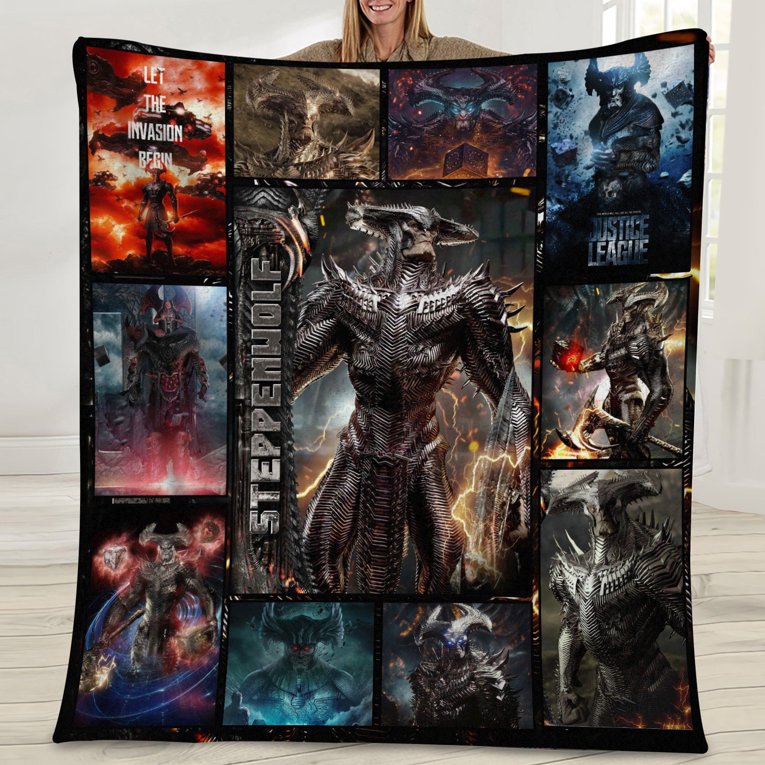 steppenwolf dc villains fan movie blanket bjgpp