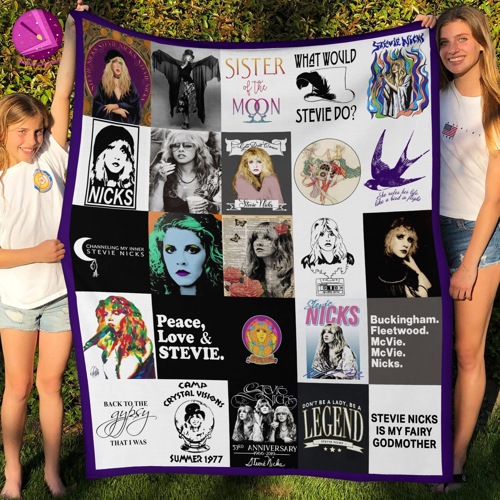 stevie nicks the gypsy music blanket quilt fzy0z