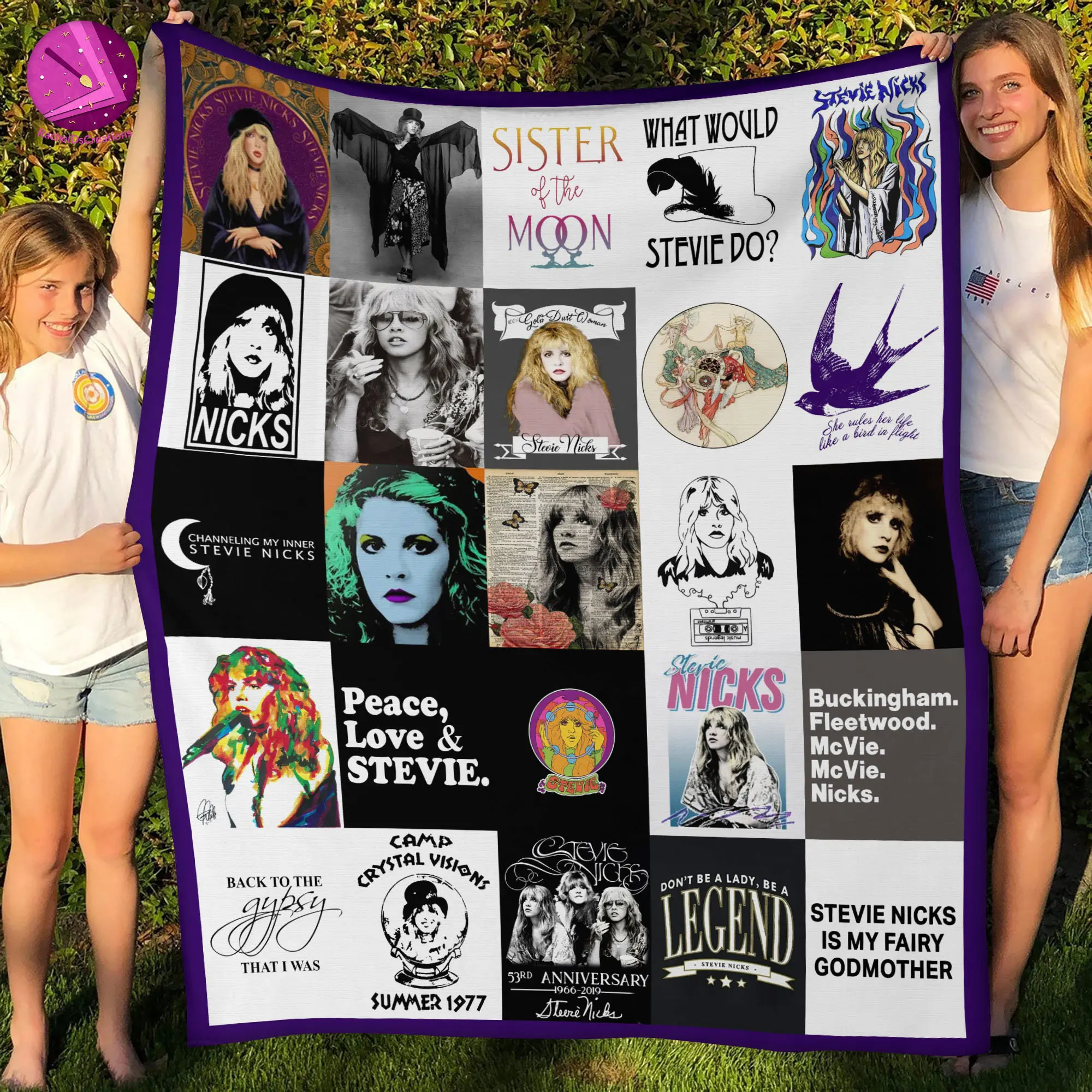 stevie nicks the gypsy music blanket quilt fzy0z