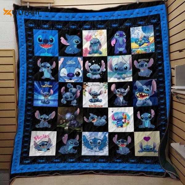 stitch and lilo 50 shades of stitch fabric 322 gift lover quilt blanket