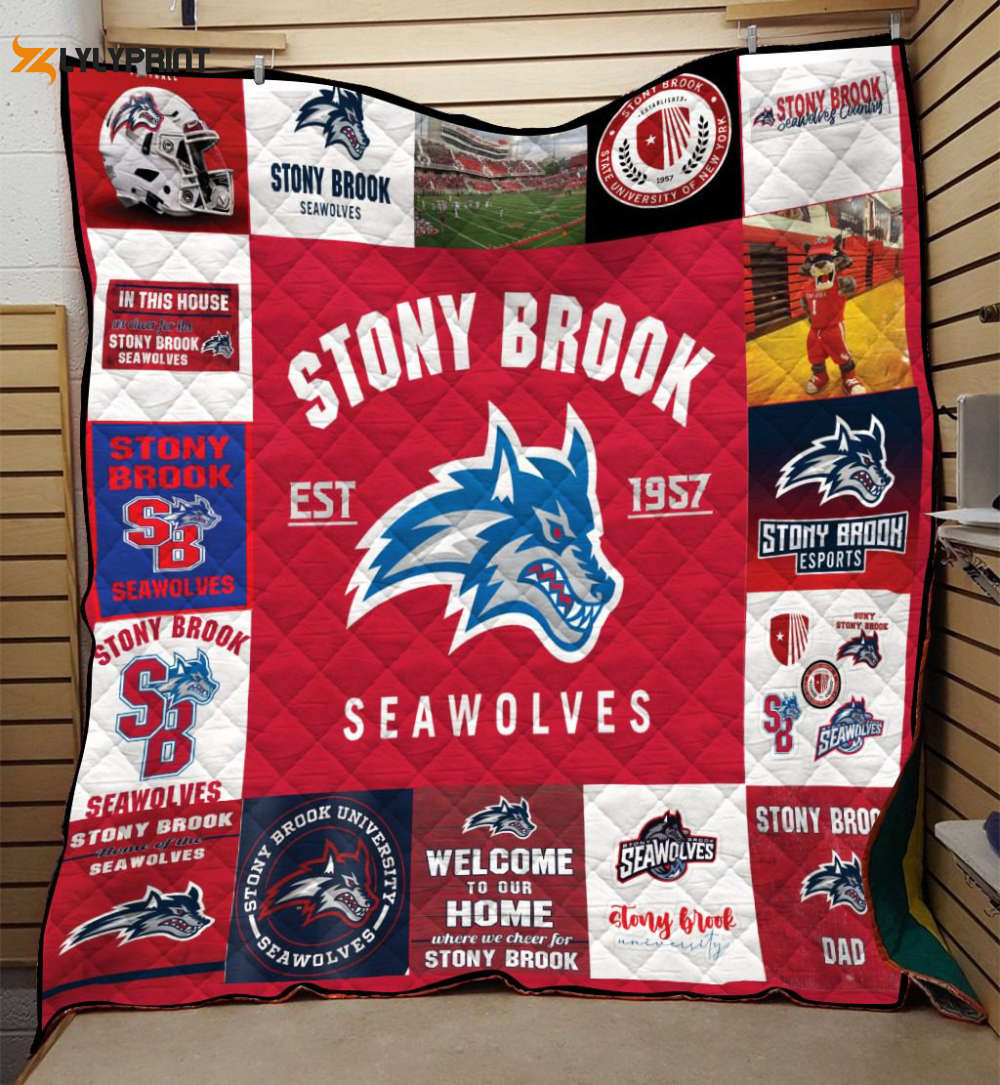 stony brook quilt blanket for fans home decor gift 1