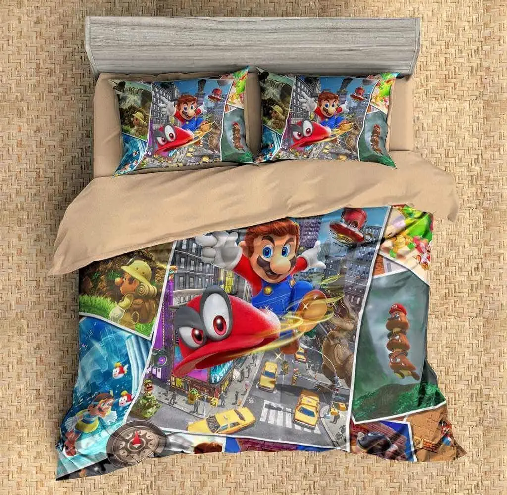 super mario odyssey duvet cover bedroom sets comfortable bedding sets s1smf