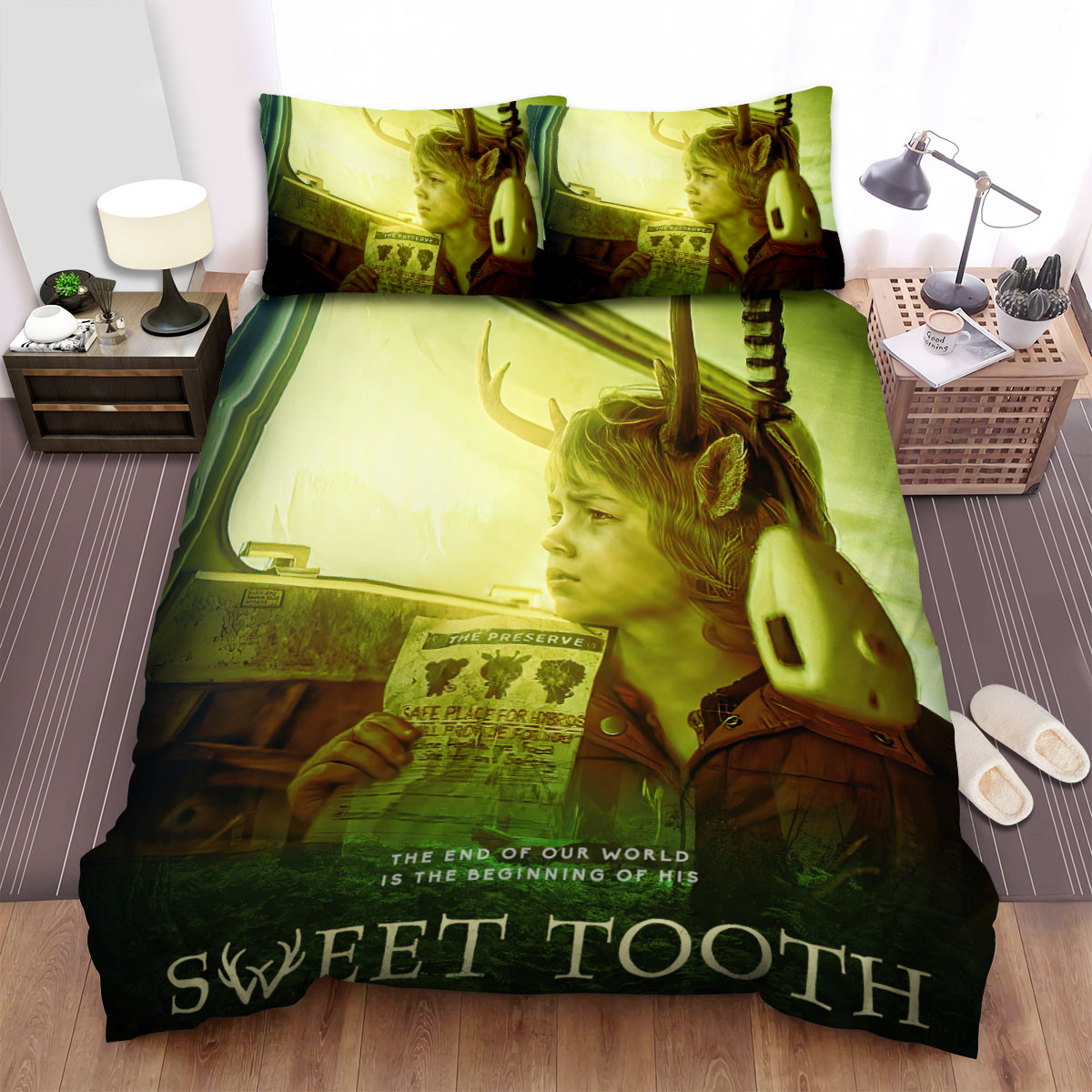 sweet tooth 2021 the end of our world is the beginning of his bed sheets spread comforter duvet cover bedding sets cke0i