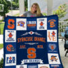 syracuse orange 4 quilt blanket for fans home decor gift