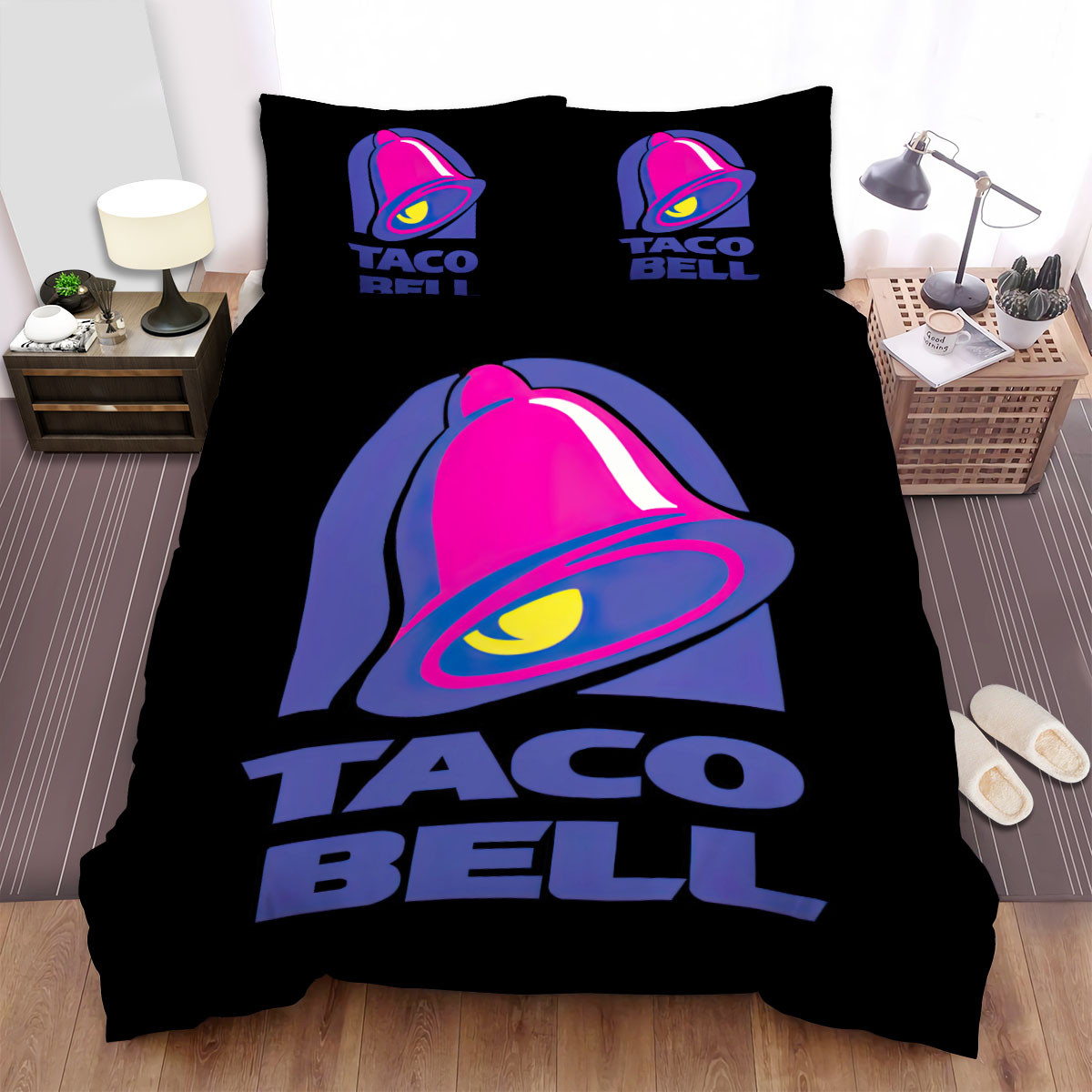 taco bell original logo duvet cover bedroom sets comfortable bedding sets dlddp