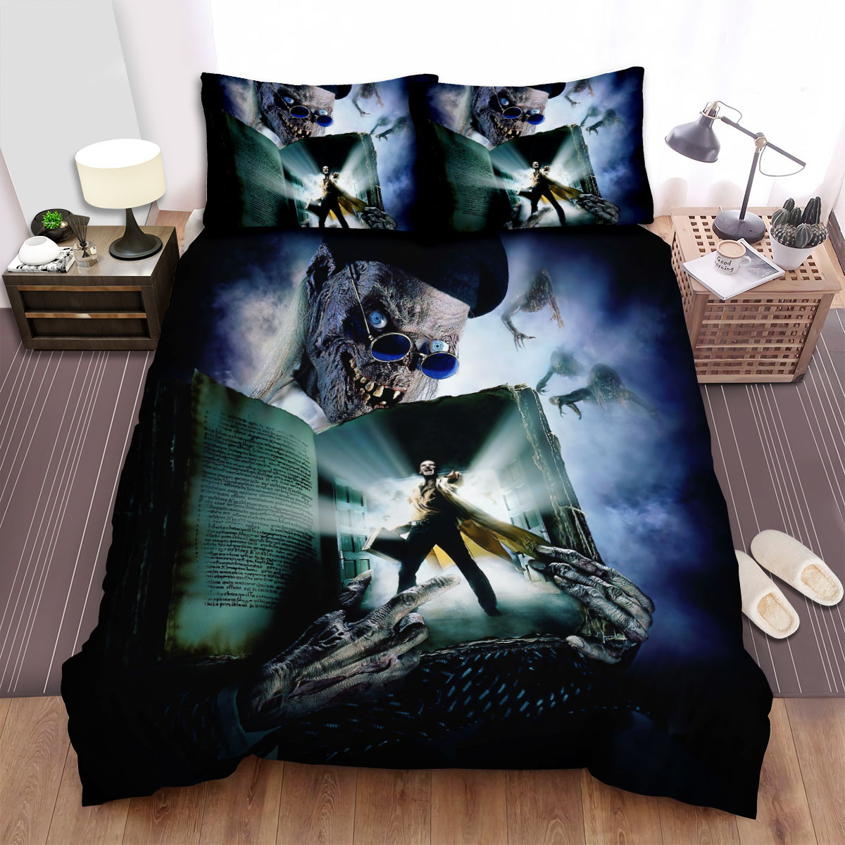 tales from the crypt demon knight evil book bed sheets spread comforter duvet cover bedding sets chqeq