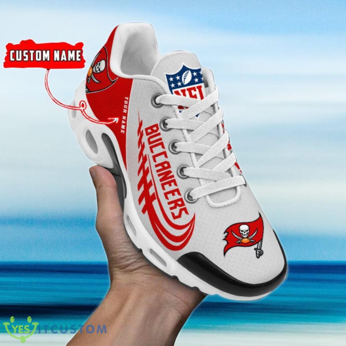 tampa bay buccaneers custom name air cushion sports shoes