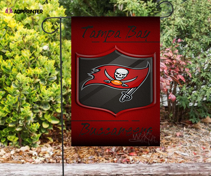 tampa bay buccaneers emblem v39 double sided printing garden flag home decor gifts 1