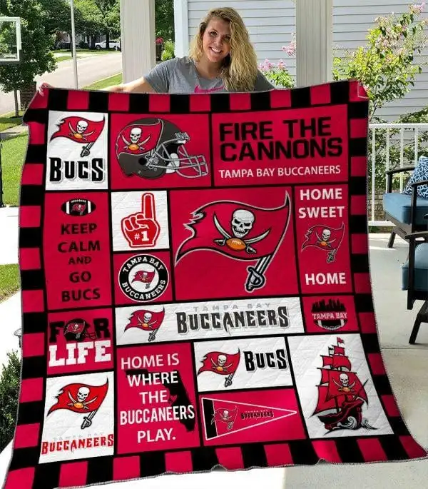 tampa bay buccaneers premium quilt bg60 dvf2g