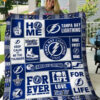 tampa bay lightning quilt blanket for fans home decor gift 1