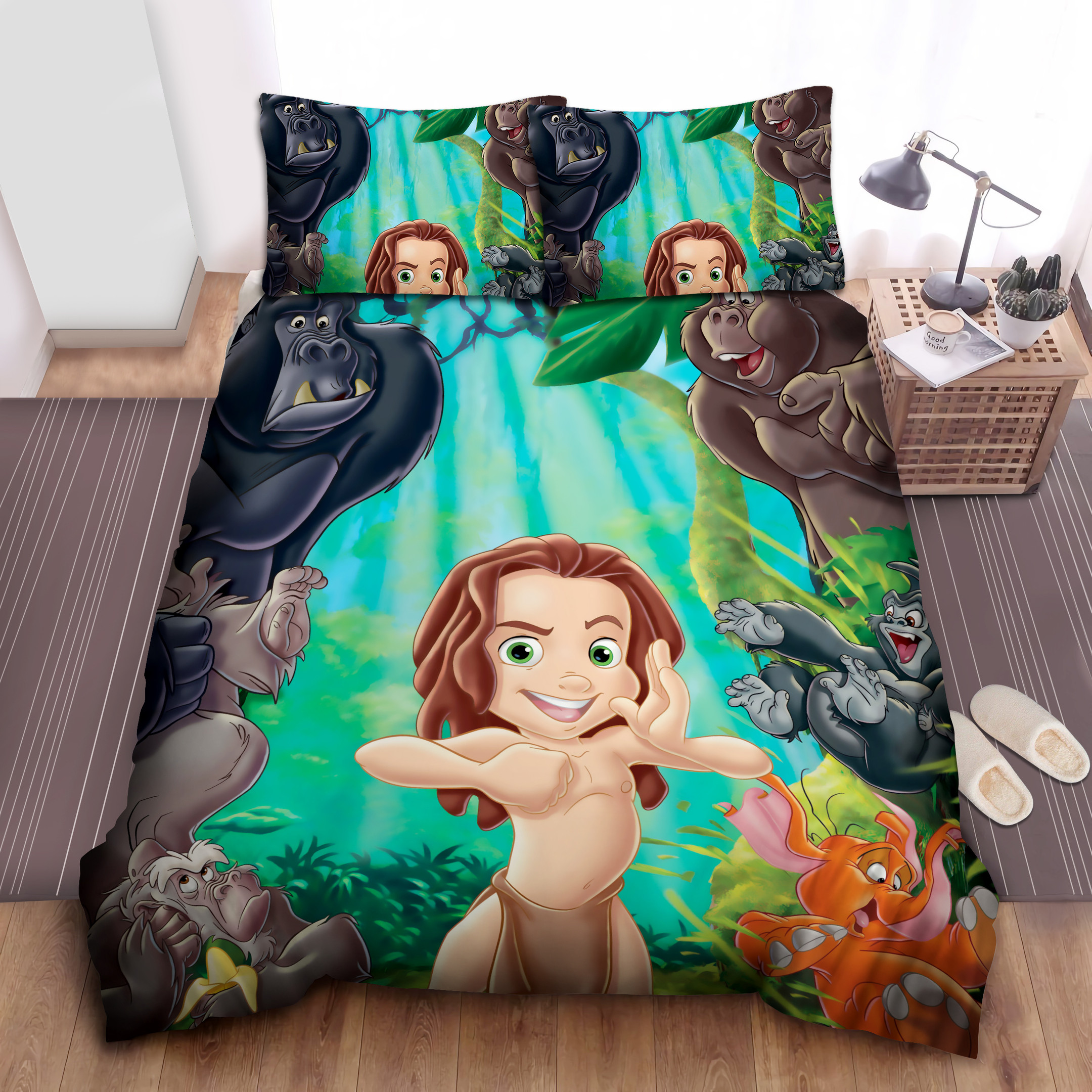 tarzan little tarzan monkeys duvet cover bedroom sets comfortable bedding sets iguk6