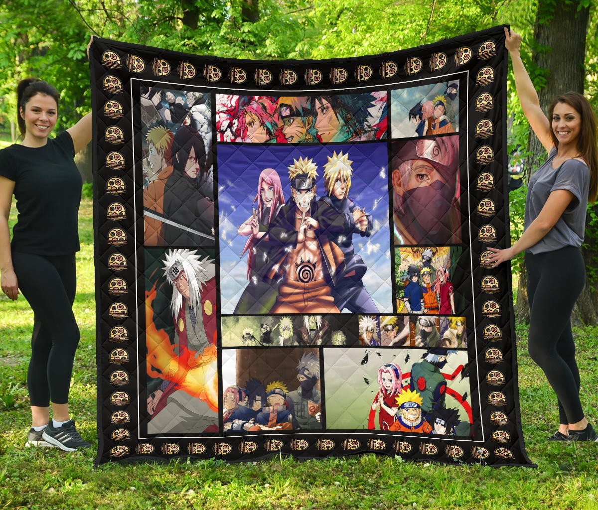 team 7 jiraiya naruto premium quilt blanket anime home decor custom for fans m6zux