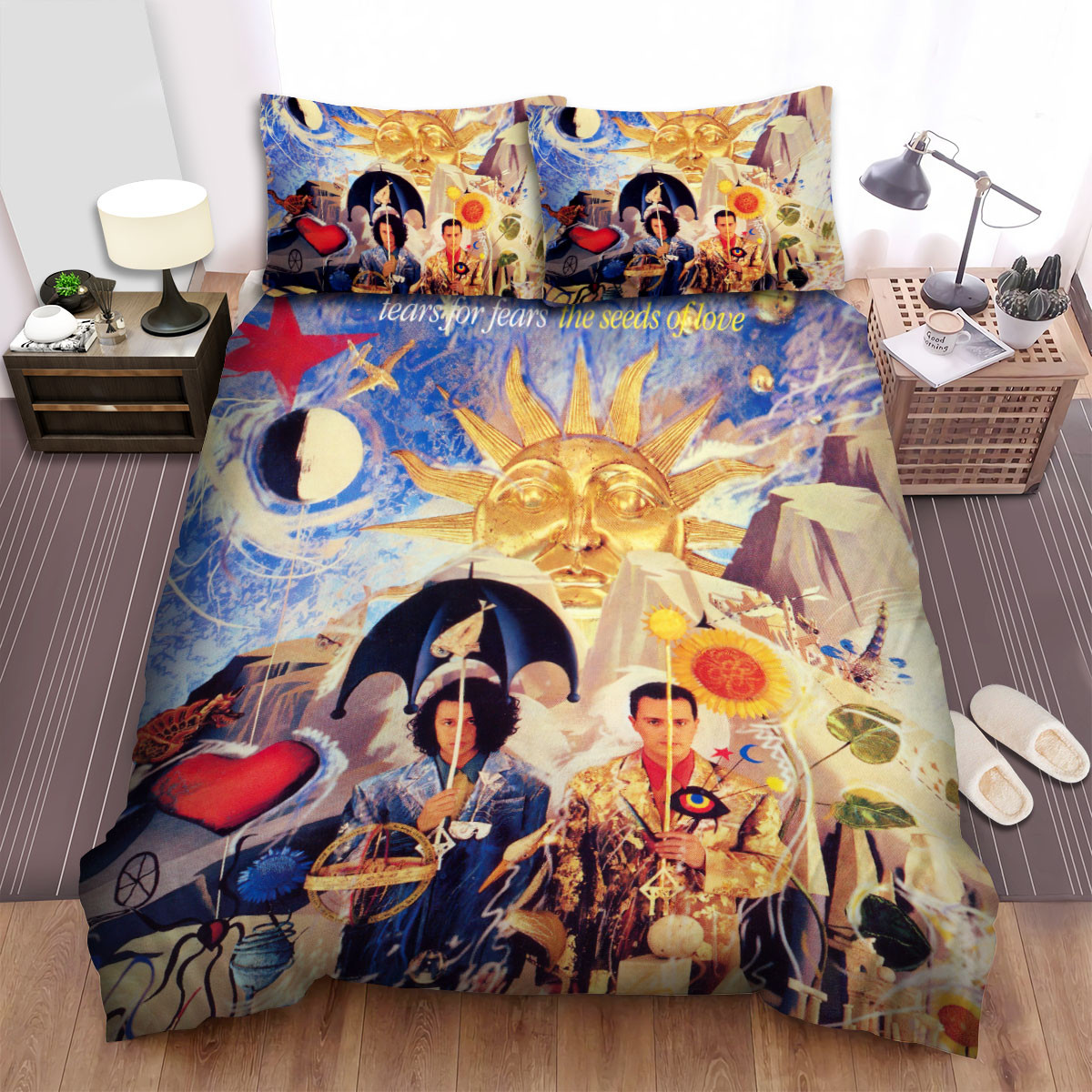 tears for fears band the seeds of love album cover bed sheets spread duvet cover bedding sets rbmpt