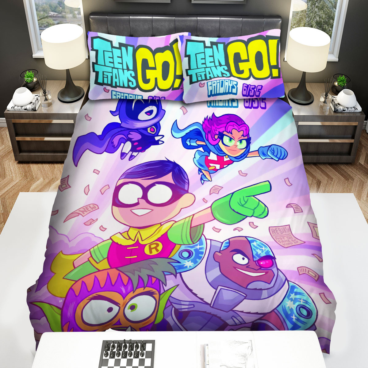 teen titan go titans in the smoke duvet cover bedroom sets comfortable bedding sets on1c3