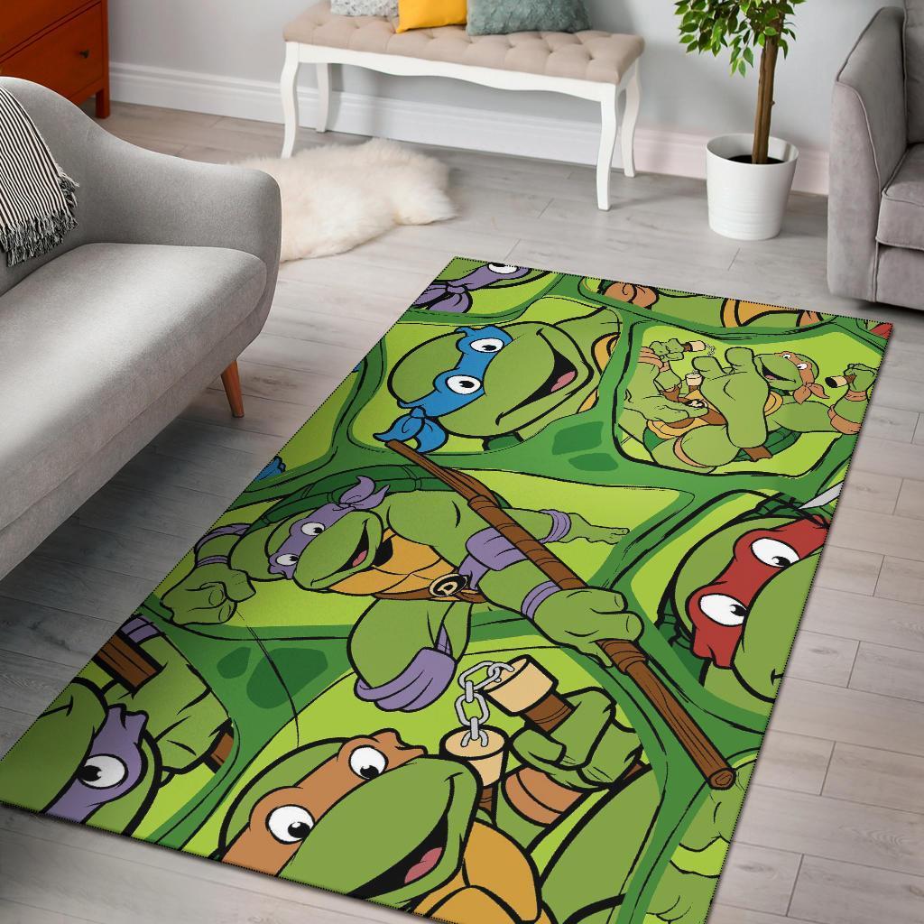 teenage mutant ninja turtles area rug 0