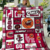 temple owls 2 quilt blanket for fans home decor gift 1