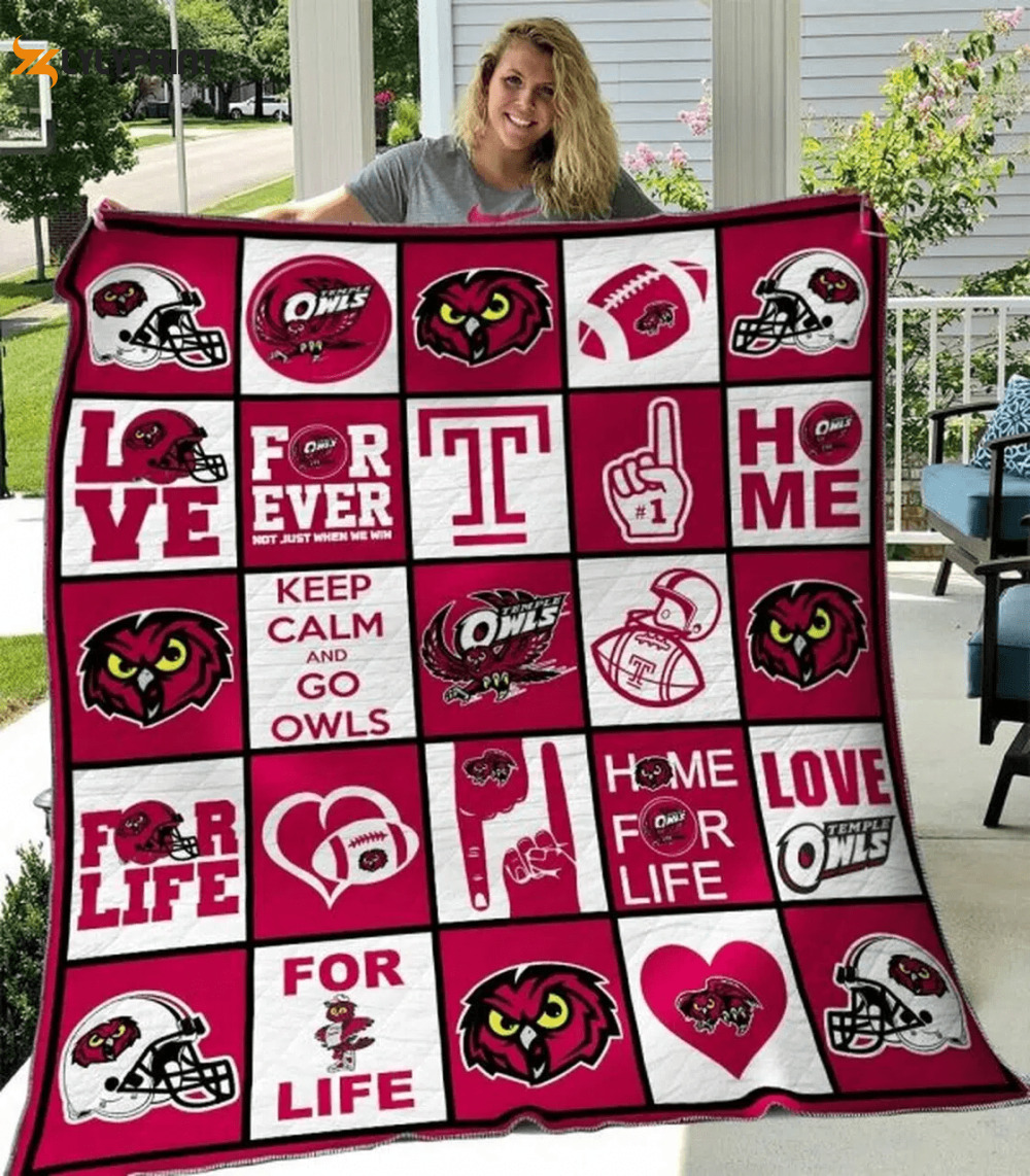 temple owls quilt blanket 2b