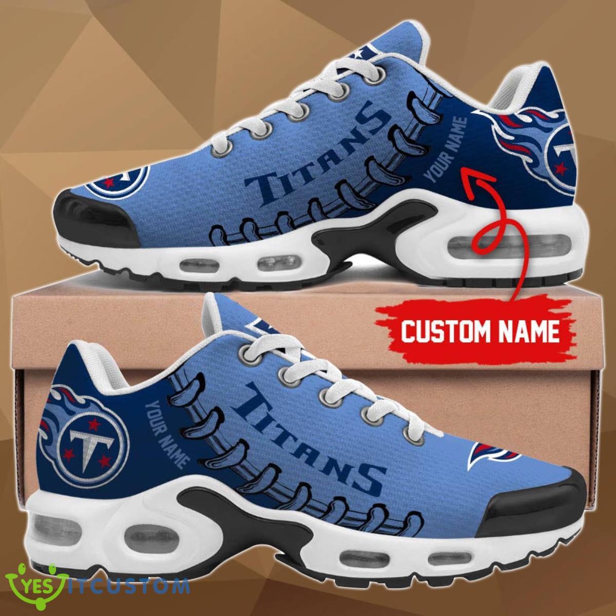 tennessee titans air cushion sports shoes custom name for fans