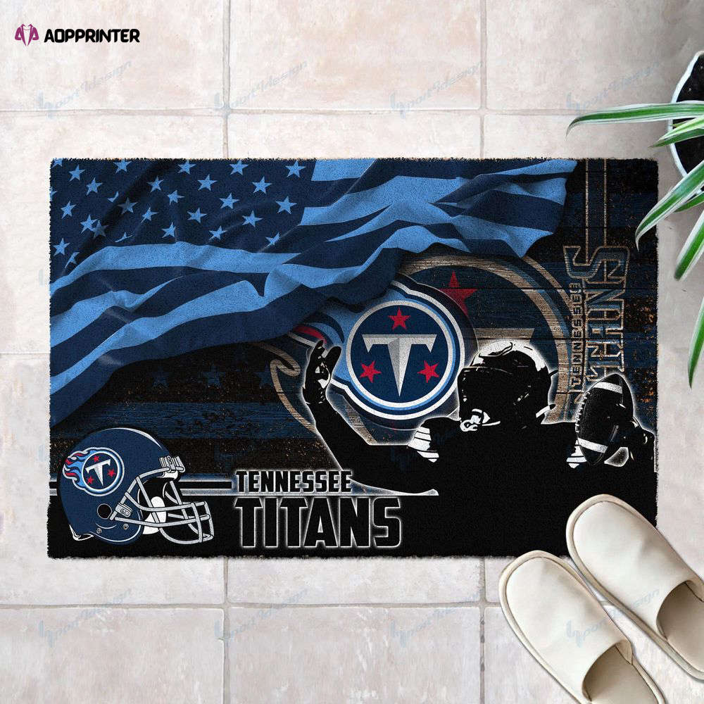 tennessee titans doormat gift for home decor