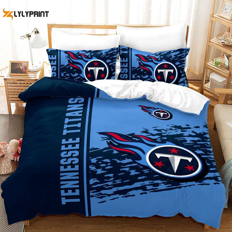tennessee titans duvet cover bedding set bd853