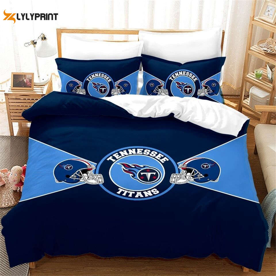 tennessee titans duvet cover bedding set bd855