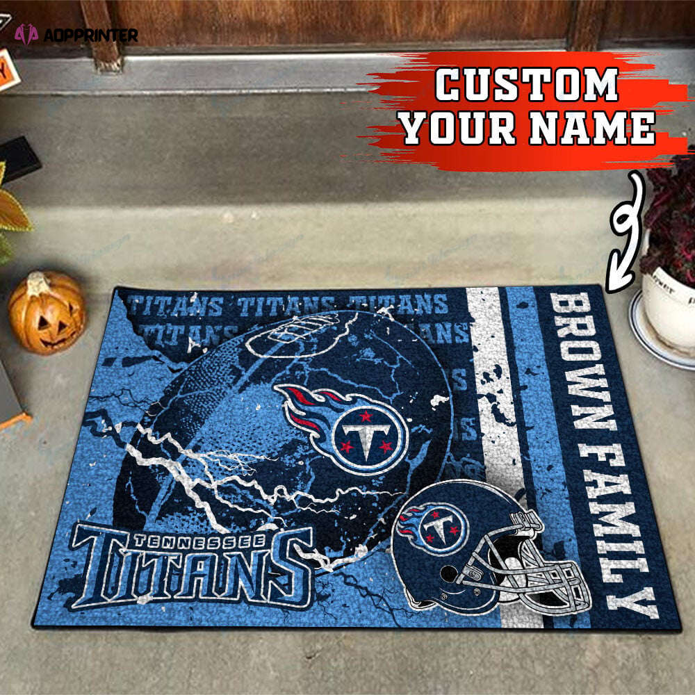 tennessee titans personalized doormat best gift for home decor