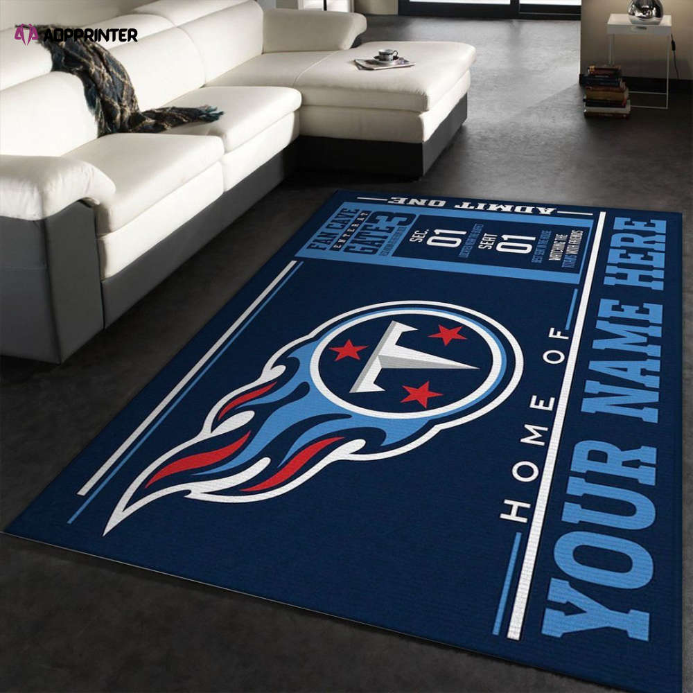 tennessee titans rug living room floor decor fan gifts 3