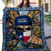 texas 3d customized quilt blanket