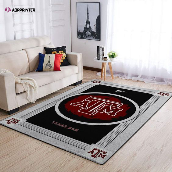 texas a m aggies rug living room floor decor fan gifts 6